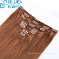 Top Quality No Shedding And No Tangle Cheap Hair Extension Double Drawn Clip In Hair Extension